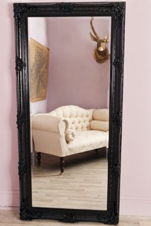 Vintagevibe Amelia Silver Large Antique Style Silver Leaner/Floor Standing Full Length Large Mirror